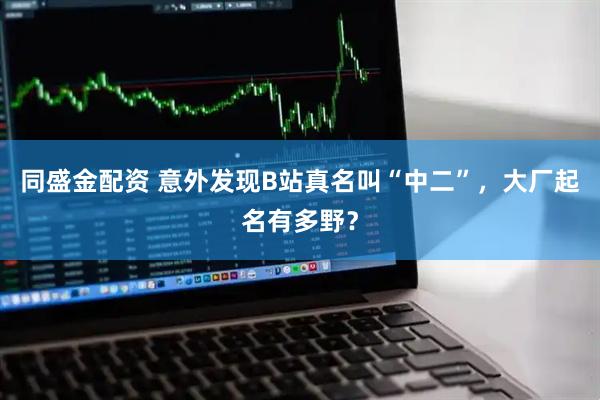 同盛金配资 意外发现B站真名叫“中二”，大厂起名有多野？